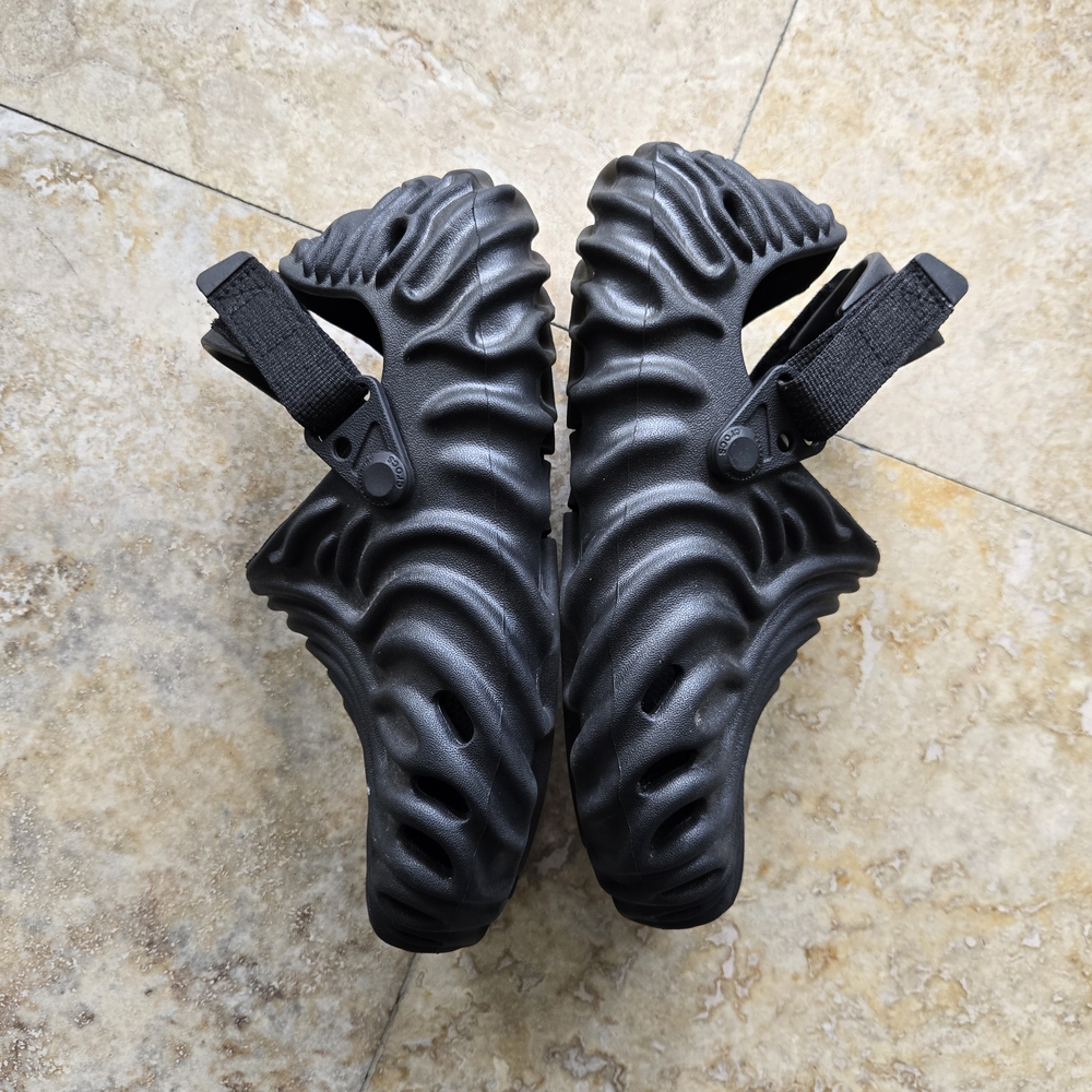 Crocs x Salehe Bembury Pollex "Sasquatch" clogs Black Size 4/6